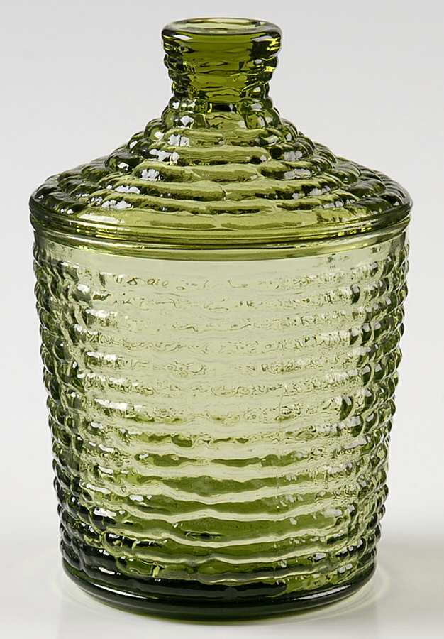 Soreno Avocado Green Sugar Bowl & Lid by Anchor Hocking-1