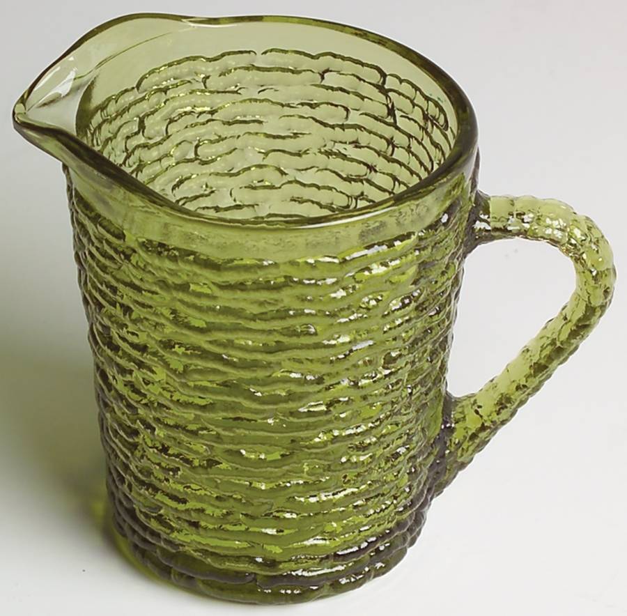 Soreno Avocado Green Creamer by Anchor Hocking-1
