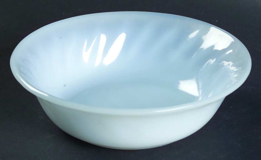 Swirl Azur Ite Small Fruit Dessert Bowl by Anchor Hocking-1