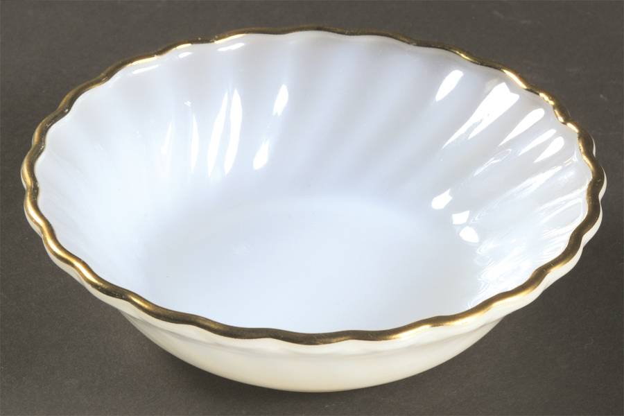 Golden Shell (Shell) Small Fruit Dessert Bowl by Anchor Hocking-1