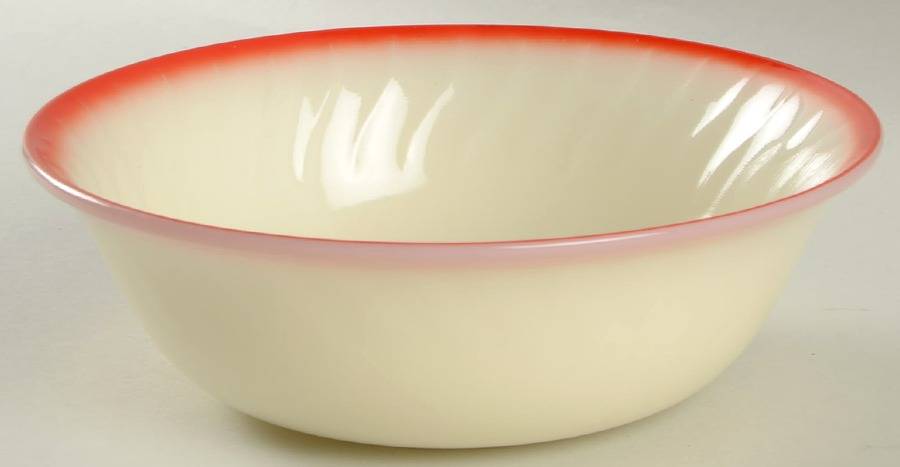 Swirl Sunrise 8" Round Vegetable Bowl by Anchor Hocking-1