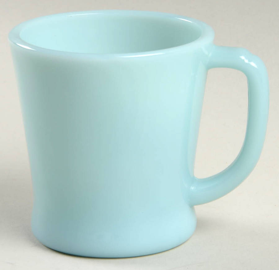 Turquoise Blue Mug by Anchor Hocking-1