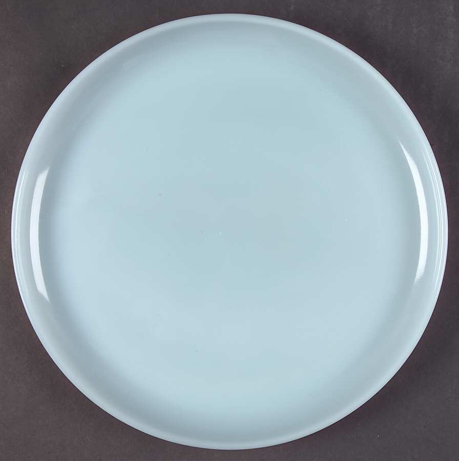 Turquoise Blue Luncheon Plate by Anchor Hocking-1