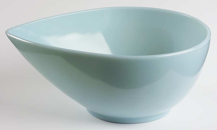 Turquoise Blue 8" 3 Quart Swedish Modern Mixing Bowl by Anchor Hocking-1