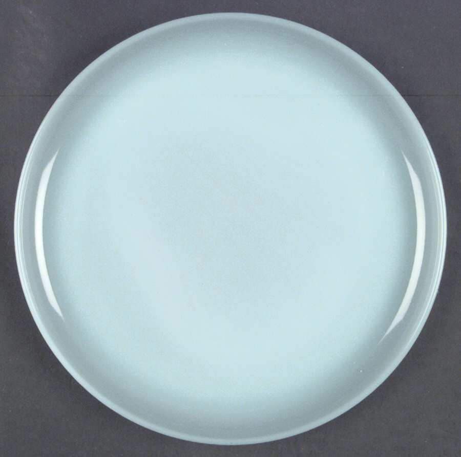Turquoise Blue Dinner Plate by Anchor Hocking-1