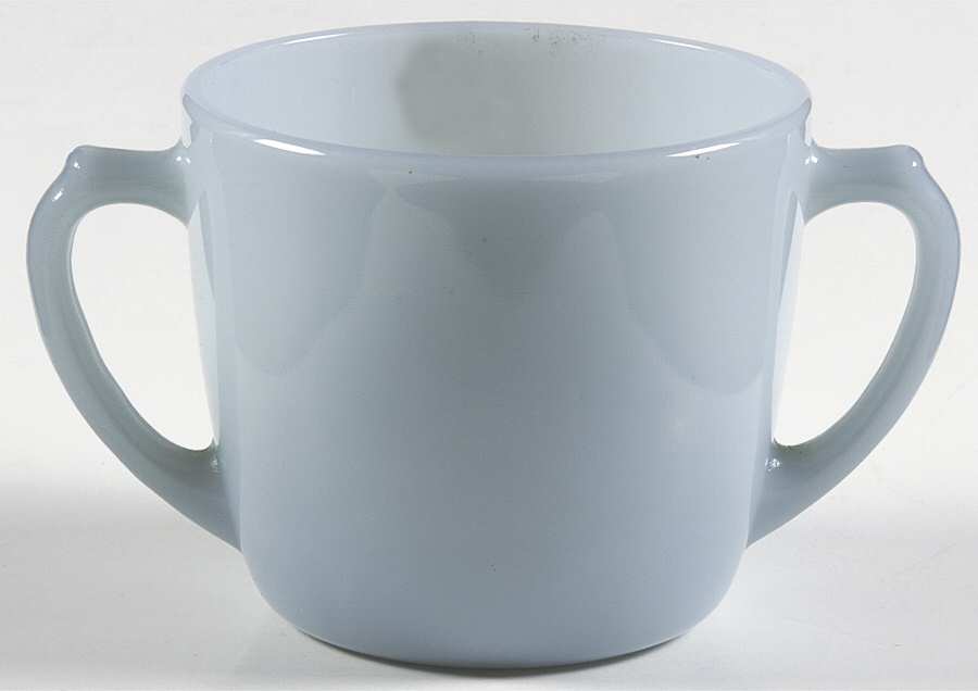Turquoise Blue Open Sugar by Anchor Hocking-1