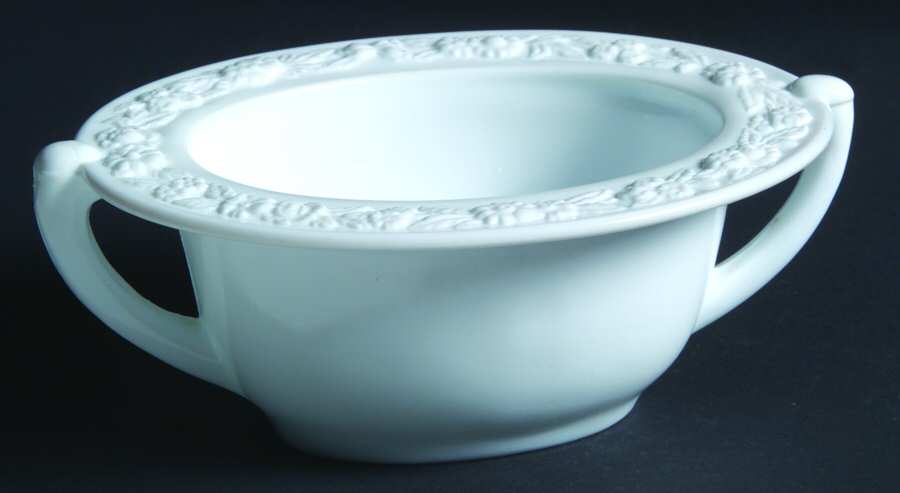 Vitrock White Open Sugar by Anchor Hocking-1