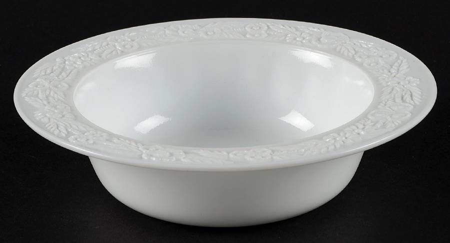 Vitrock White Small Fruit Dessert Bowl by Anchor Hocking-1