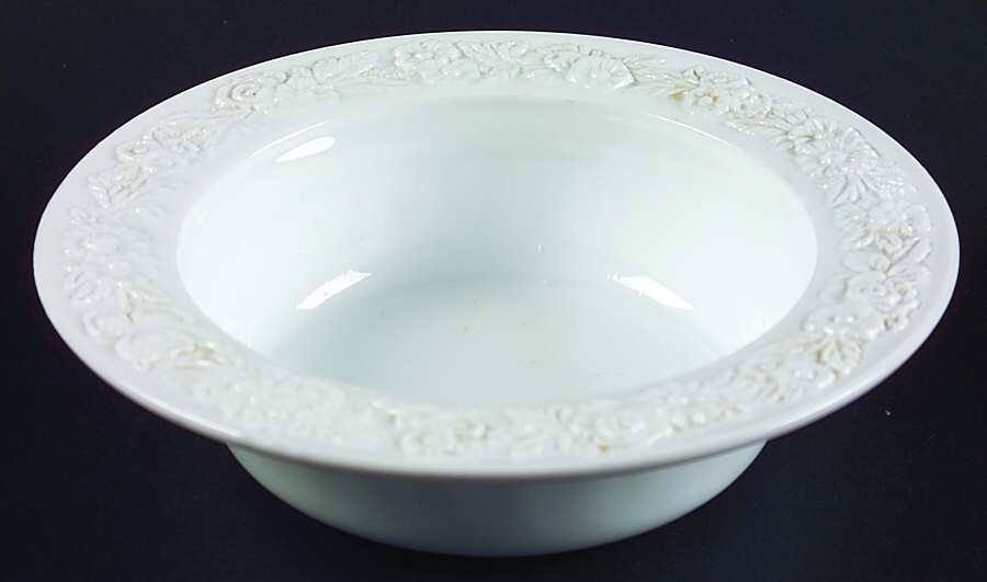 Vitrock White Cereal Bowl by Anchor Hocking-1