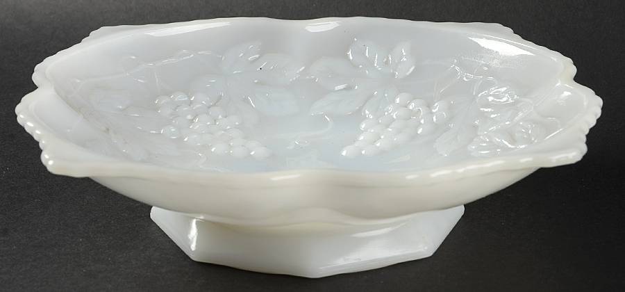 Vintage Milk Glass 8" Square Bowl by Anchor Hocking-1