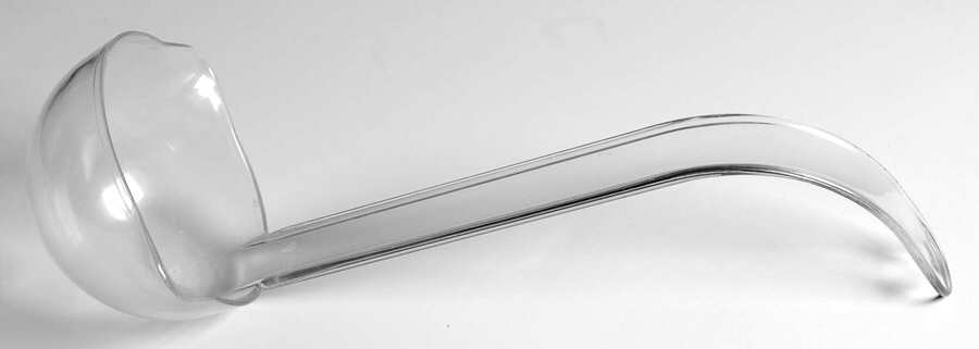 Vintage Milk Glass Punch Ladle by Anchor Hocking-1