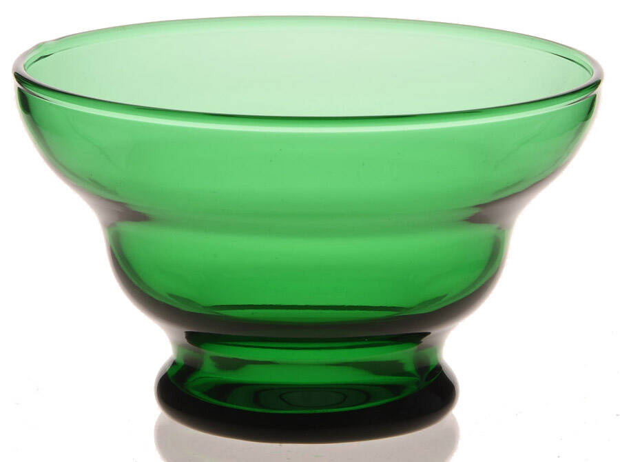 Waterford Forest Green Round Center Relish Insert by Anchor Hocking-1