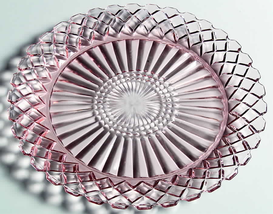 Waterford Pink Dinner Plate by Anchor Hocking-1