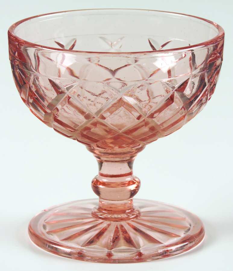 Waterford Pink Champagne/Tall Sherbet by Anchor Hocking-1