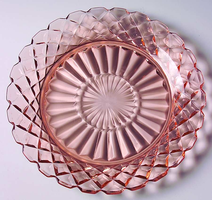 Waterford Pink 7" Salad Plate by Anchor Hocking-1