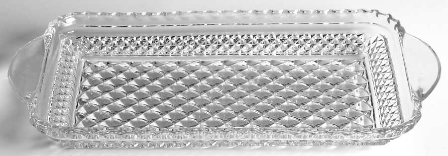 Wexford Rectangular Cranberry Tray (Part of Cranberry Set) by Anchor Hocking-1