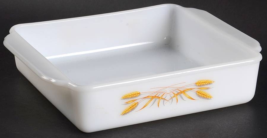Wheat 8" Square Cake Pan by Anchor Hocking-1