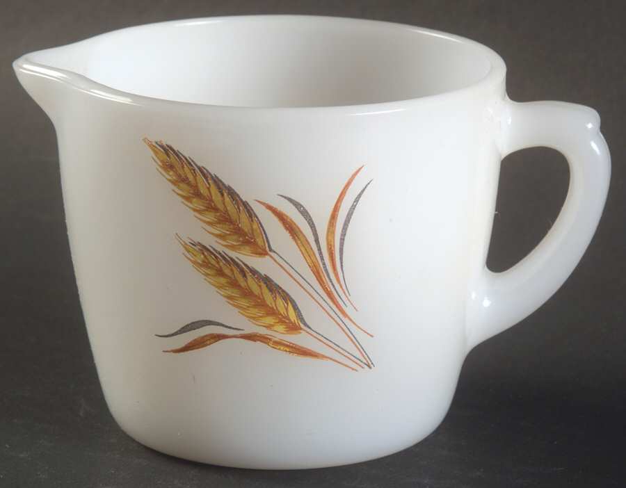 Wheat Creamer by Anchor Hocking-1