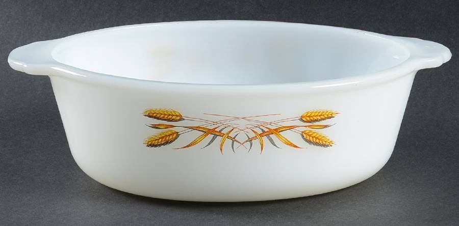 Wheat 1.5 Quart Oval, Covered Casserole, No Lid by Anchor Hocking-1