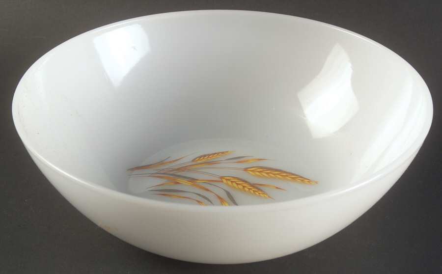 Wheat Round Bowl by Anchor Hocking-1