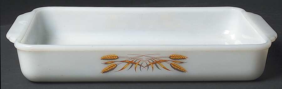 Wheat 12" Utility Pan by Anchor Hocking-1