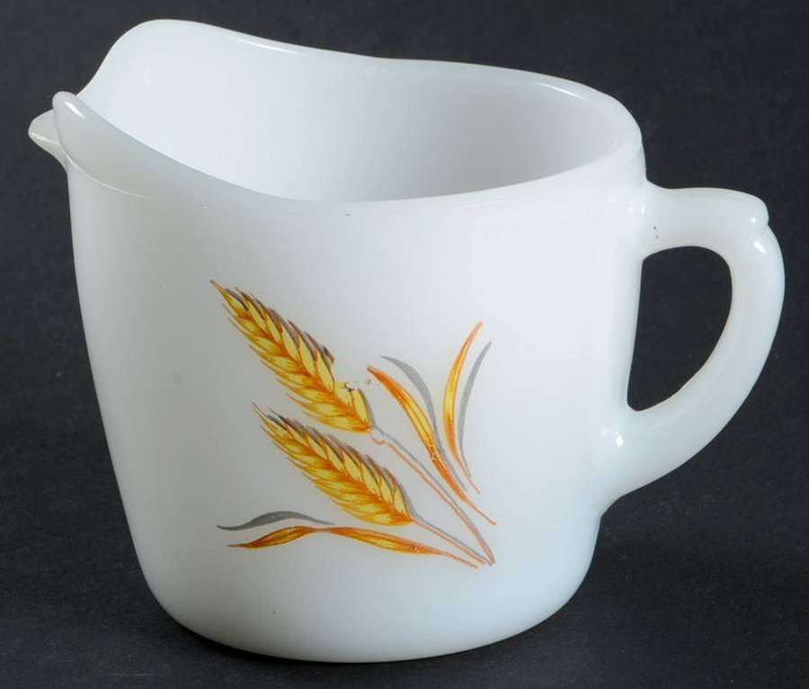 Wheat Creamer by Anchor Hocking-1