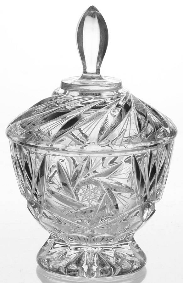 Eleanor Sugar Bowl & Lid by American Cut-1