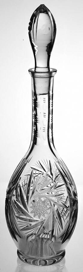 Eleanor Decanter & Stopper by American Cut-1