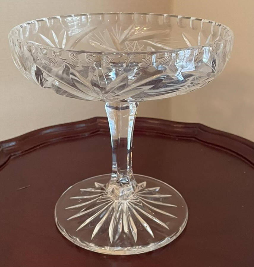 Eleanor Footed Candy Dish No Lid by American Cut-1