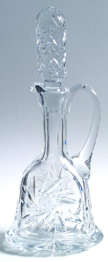 Eleanor Handled Wine Decanter & Stopper by American Cut-1