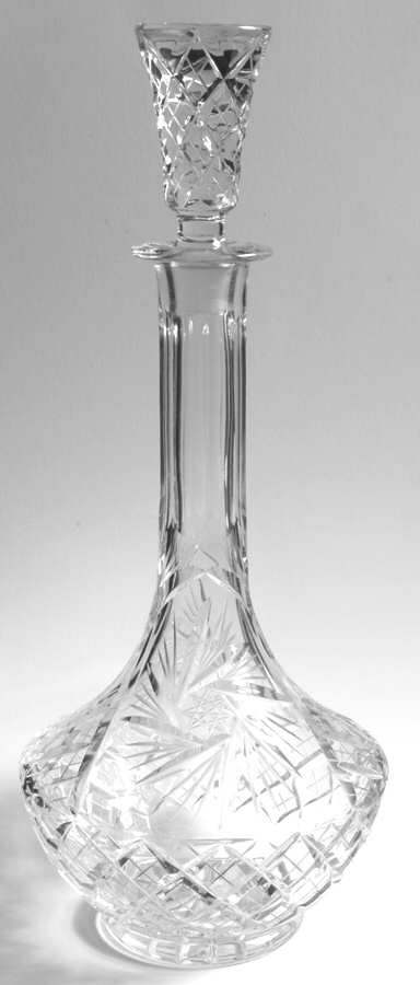 Eleanor Decanter & Stopper by American Cut-1