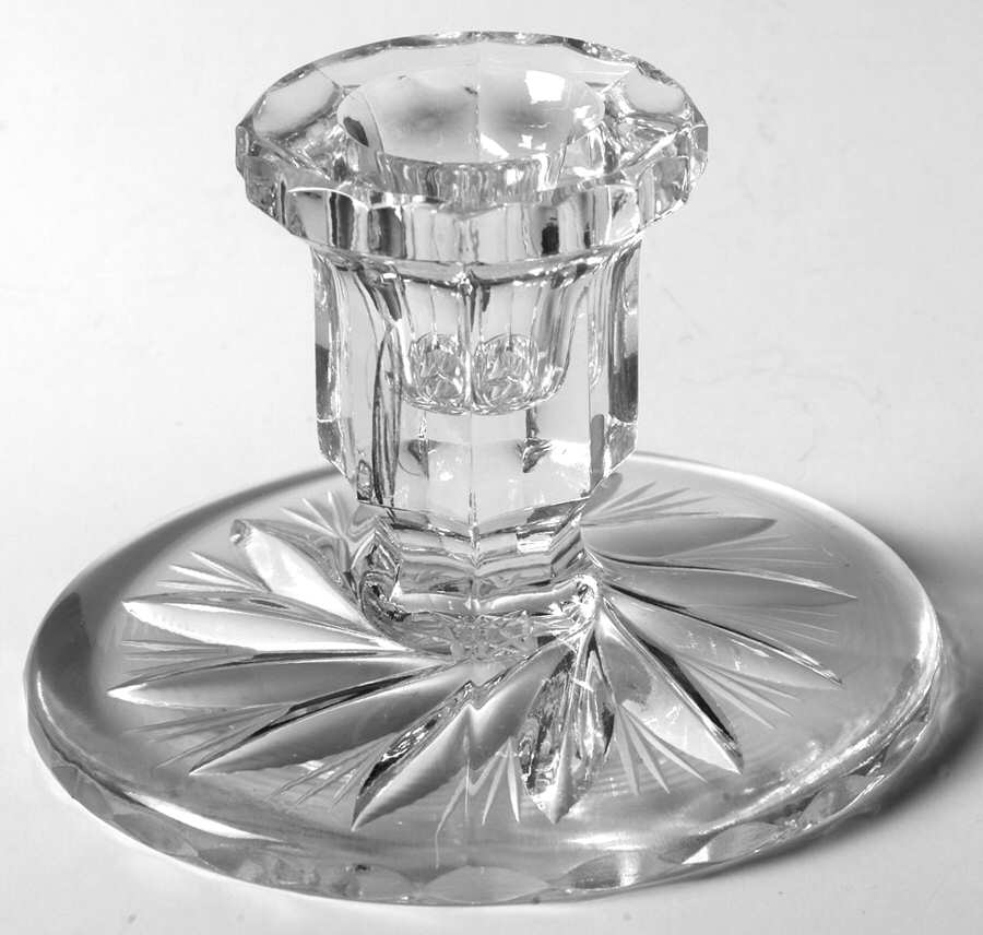 Eleanor Single Light Candlestick by American Cut-1