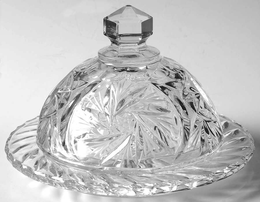 Eleanor Round Covered Butter by American Cut-1