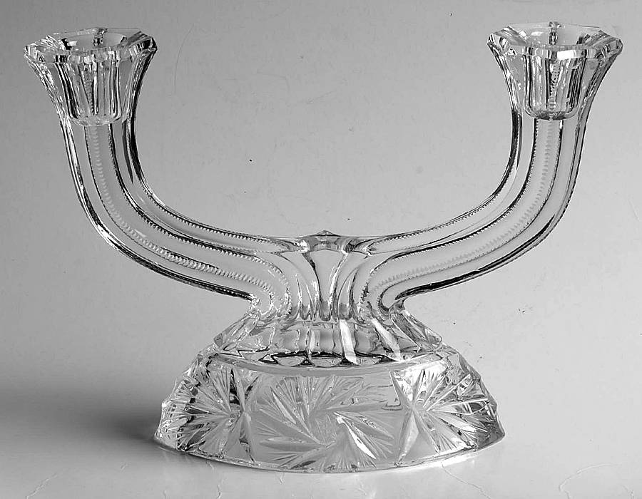 Eleanor Double Light Candlestick by American Cut-1