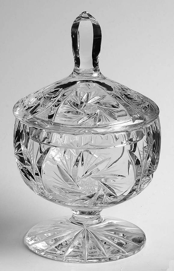 Eleanor Footed Sugar Bowl & Lid by American Cut-1