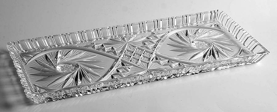 Eleanor 15" Rectangular Tray by American Cut-1