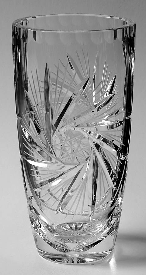 Eleanor 8" Flower Vase by American Cut-1