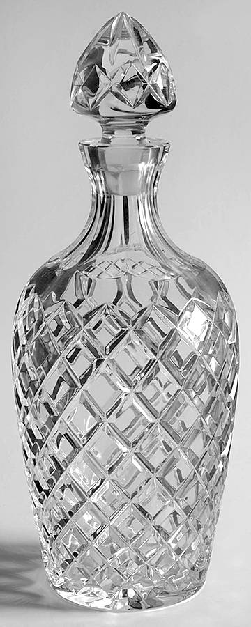 Georgian Decanter & Stopper by American Cut-1