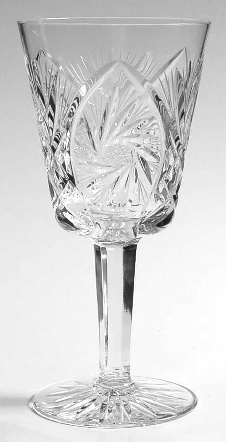 Leanore (Cut) Water Goblet by American Cut-1
