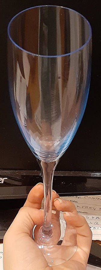 Leaves (Etched) Fluted Champagne by American Cut-1