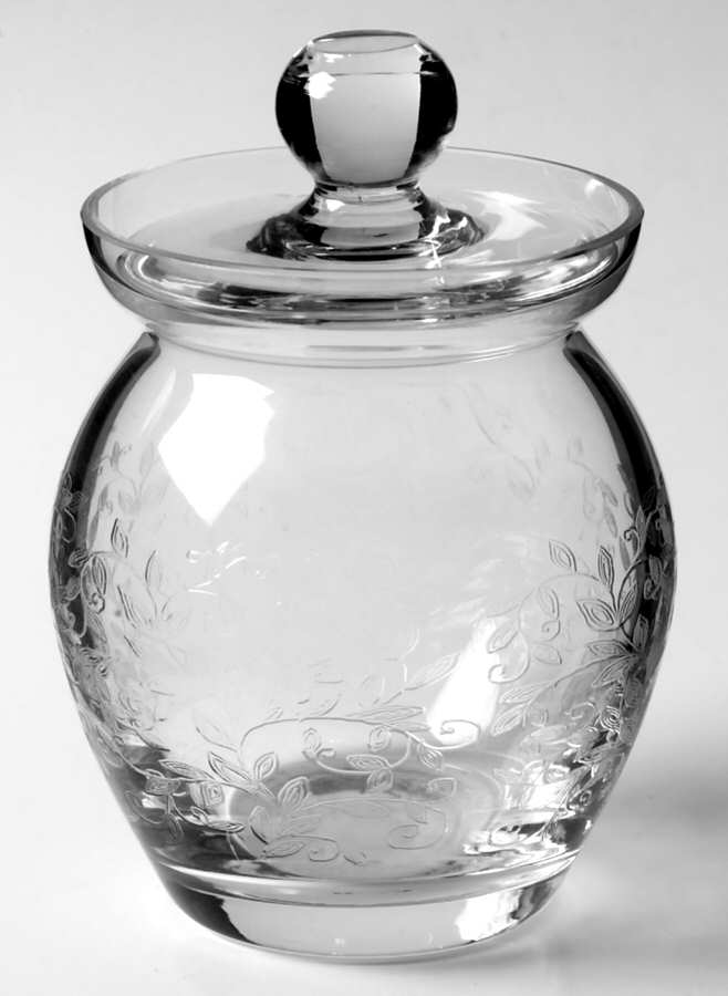 Leaves (Etched) Marmalade & Lid by American Cut-1