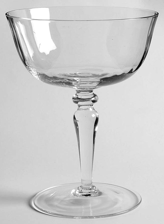 Optic Champagne/Tall Sherbet by American Cut-1