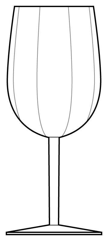 Optique Water Goblet by American Cut-1