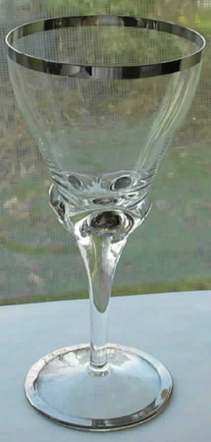 Platinum Suszy Water Goblet by American Cut-1