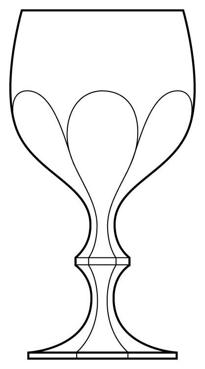 President Water Goblet by American Cut-1