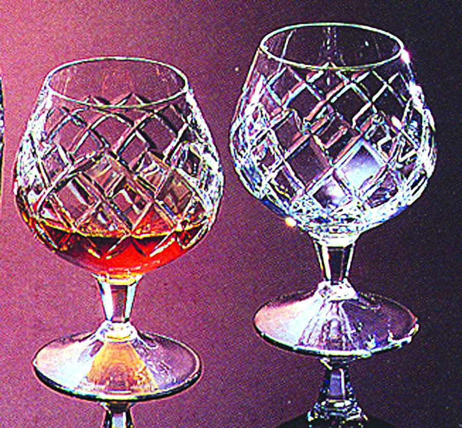 Regency Brandy Glass by American Cut-1
