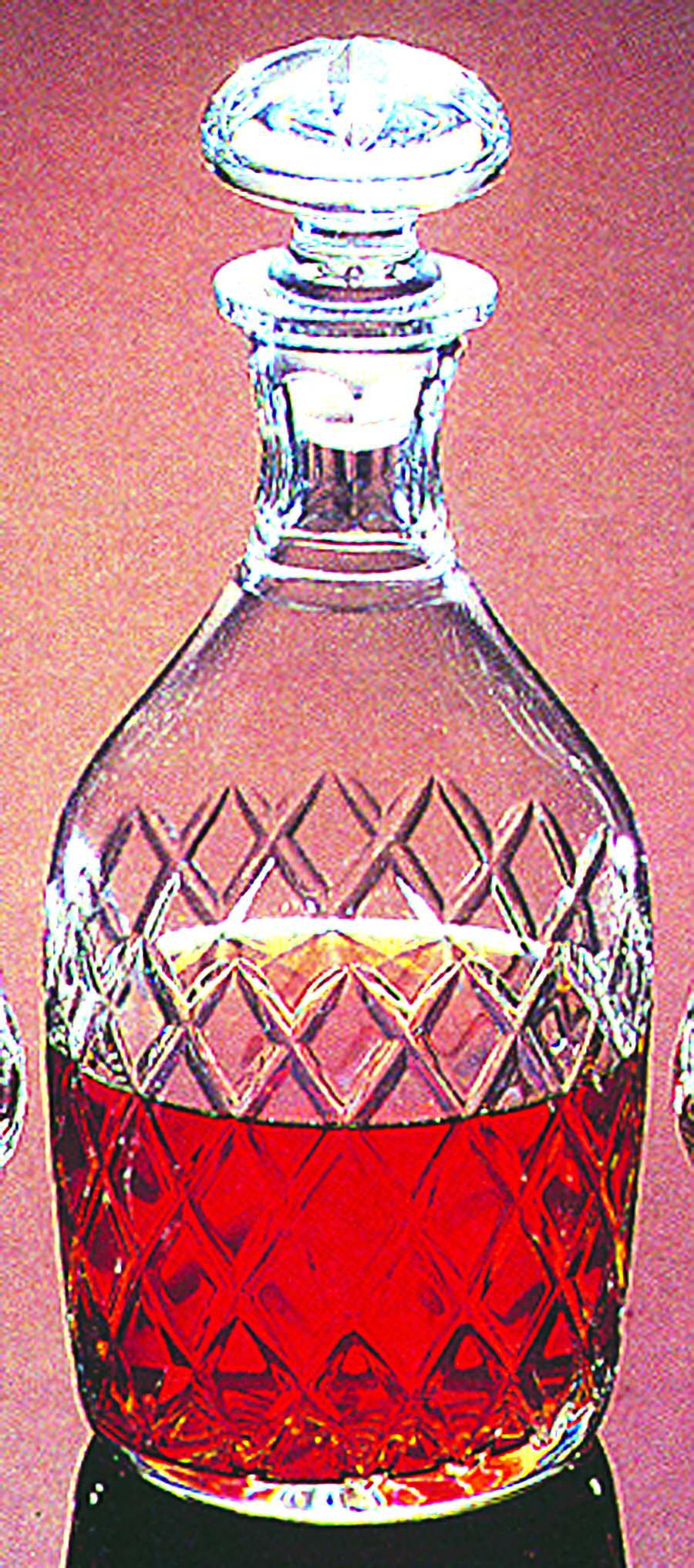 Regency Decanter & Stopper by American Cut-1