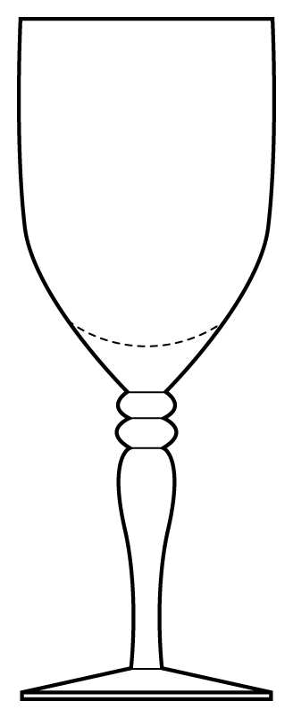Satellite Water Goblet by American Cut-1