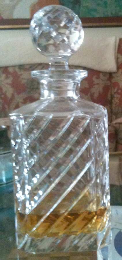 Savoy Decanter & Stopper by American Cut-1