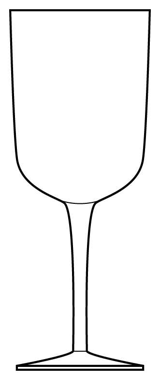 Simplicity Water Goblet by American Cut-1